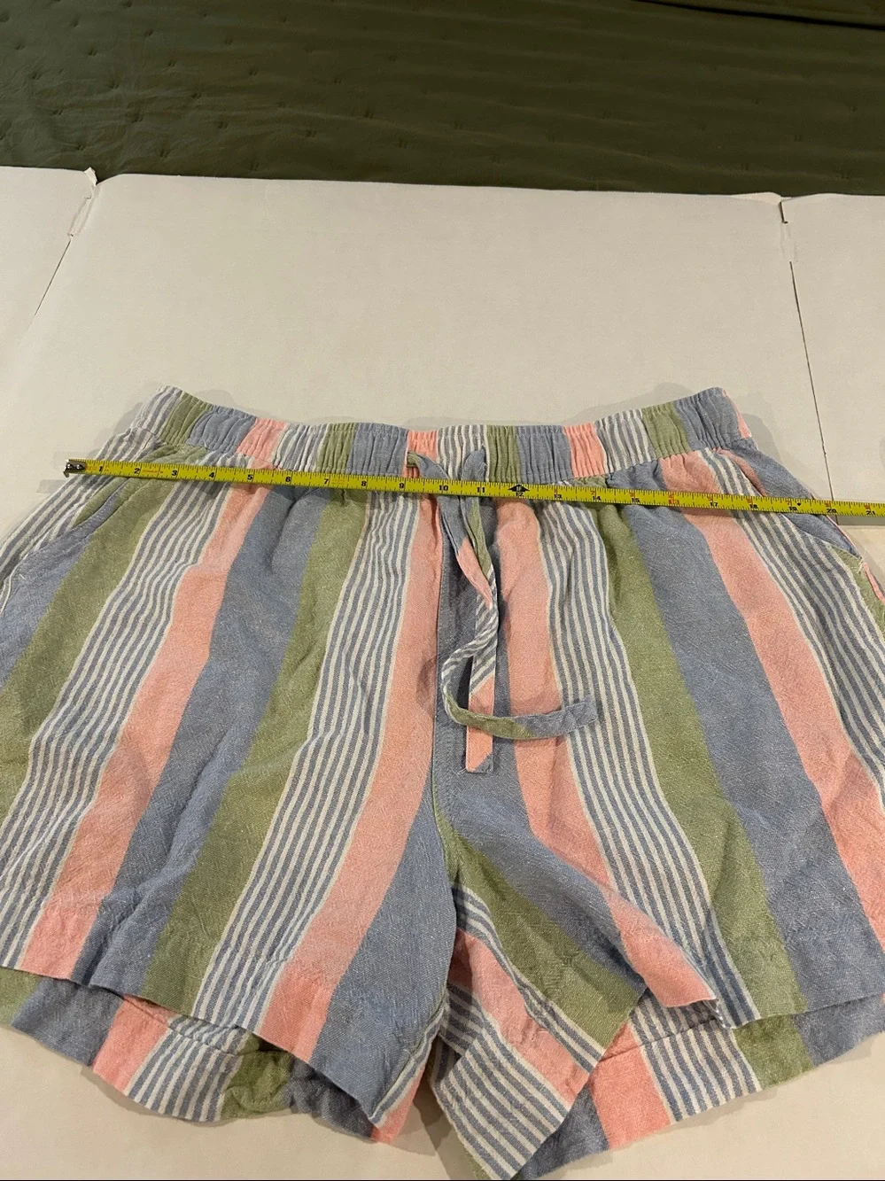 Como Vintage linen blend shorts set size XL - Picture 9 of 9